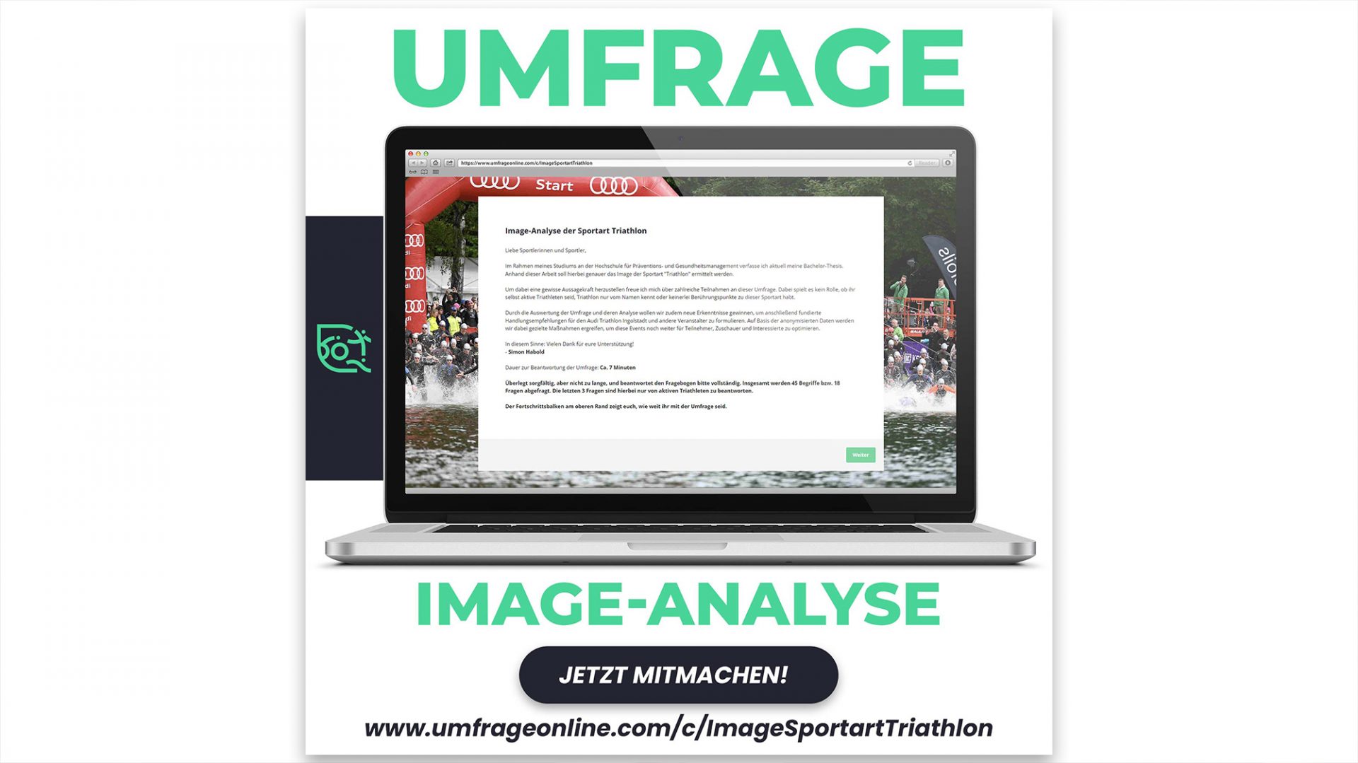 Image-Analyse Triathlonsport