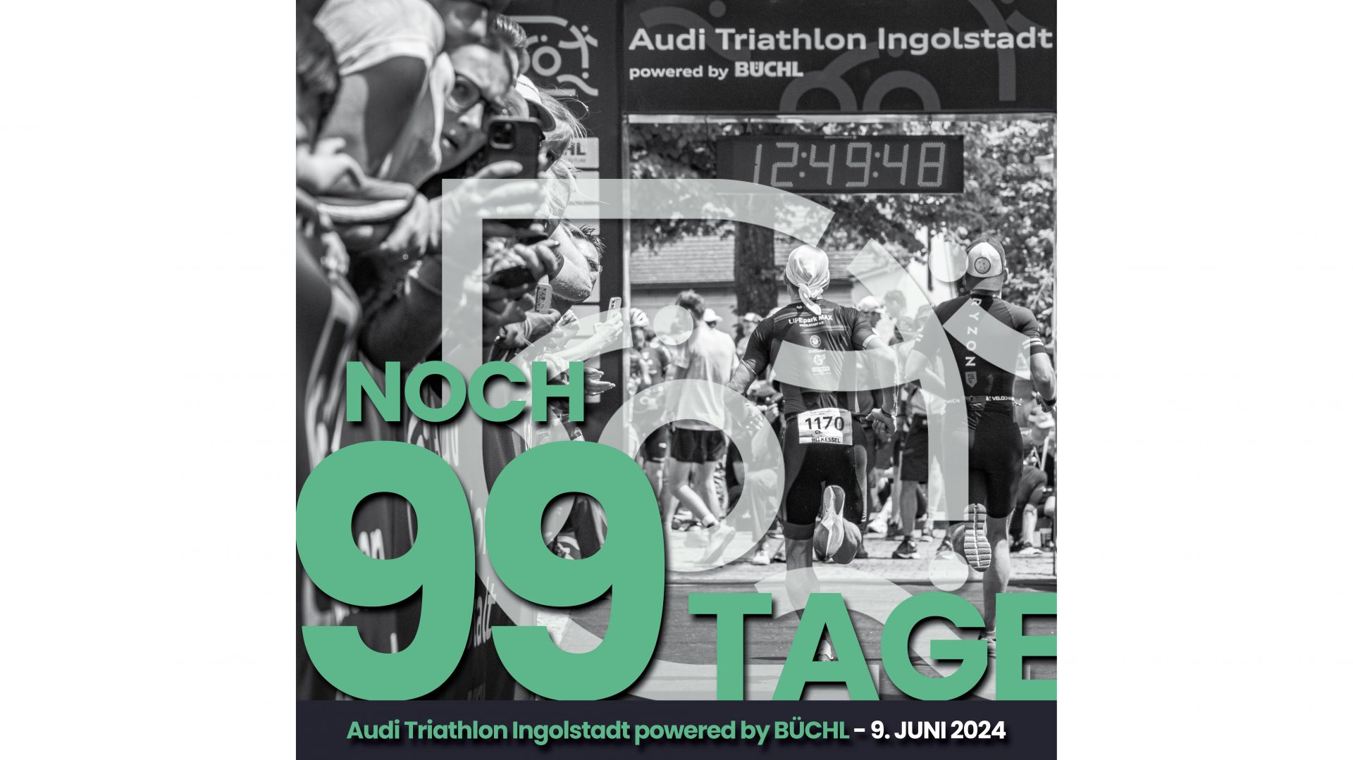 🔥🔥 NUR NOCH 99 TAGE BIS ZUM Audi Triathlon Ingolstadt powered by BÜCHL am 09.06.2024!