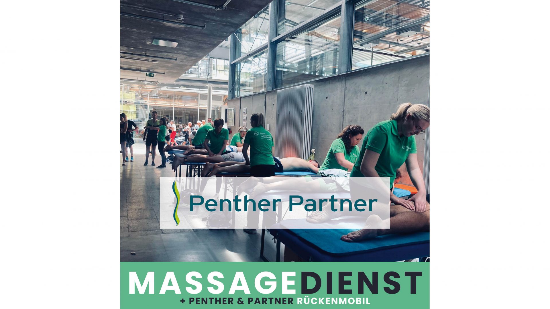 Penther & Partner Massagedienst am RaceDay