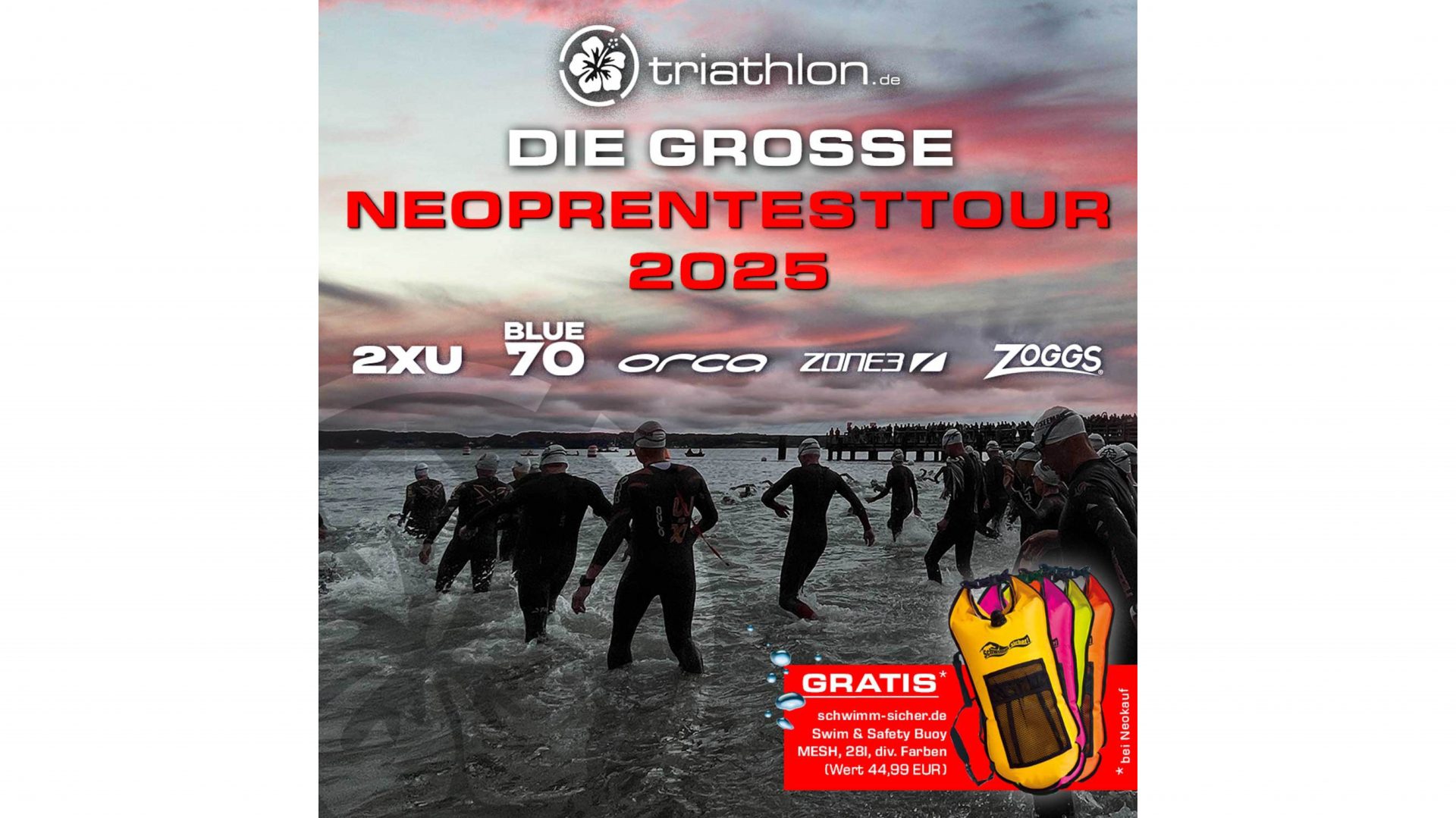 31.05.2025 Neo-Testschwimmen // triathlon.de Neoprentesttour 2025